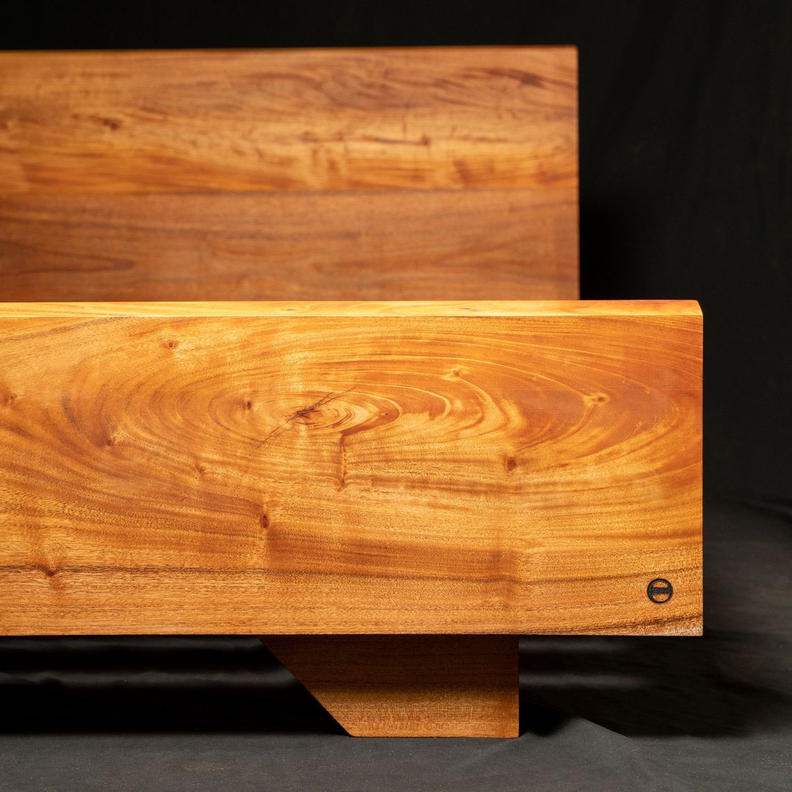 Solid Mahogany Tropical Hardwood King Bed